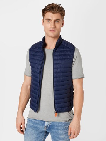 SAVE THE DUCK Vest 'ADAM' in Blue: front