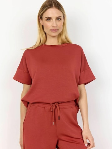 T-shirt 'BANU 184' Soyaconcept en rouge : devant