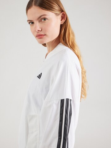 ADIDAS SPORTSWEAR Sports jacket 'Essentials' in White