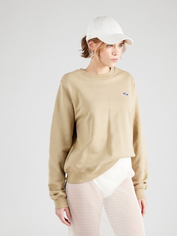 DIESEL Sweatshirt 'REGGY DOVAL' in Beige: front