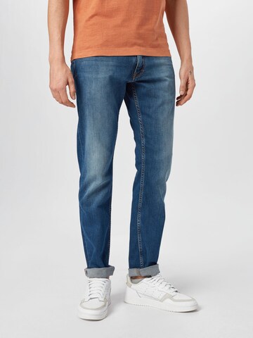 s.Oliver Slimfit Jeans 'Keith' in Blauw: voorkant