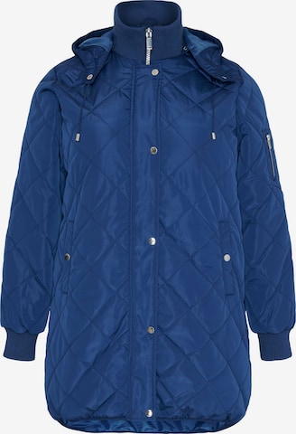 NO.1 by OX Winter Coat 'Isabel' in Blue: front