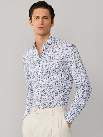 Hackett London Regular Fit Hemd 'ISLAND' in Blau