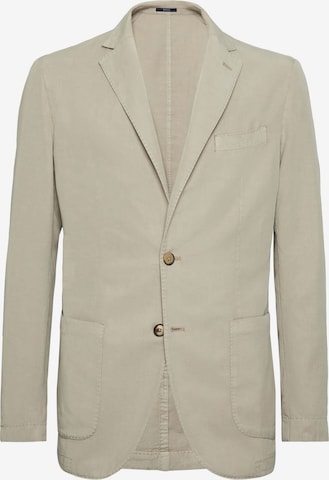 Coupe regular Veste de costume Boggi Milano en beige : devant