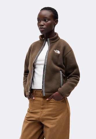 THE NORTH FACE - Casaco de velo 'FLEESKI' em castanho