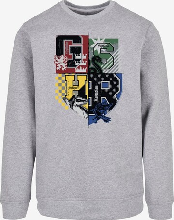 ABSOLUTE CULT Sweatshirt 'Harry Potter - Varsity Hogwarts' in Grijs: voorkant