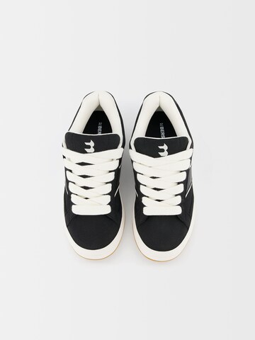 Bershka Platform trainers in Black