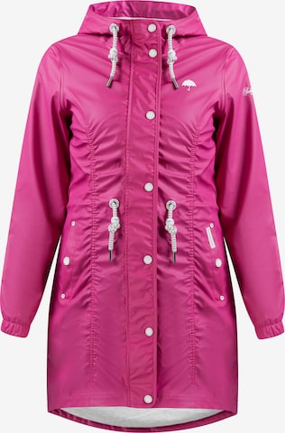 Manteau fonctionnel Schmuddelwedda en rose : devant