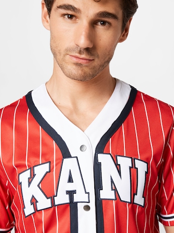 Coupe regular Chemise Karl Kani en rouge