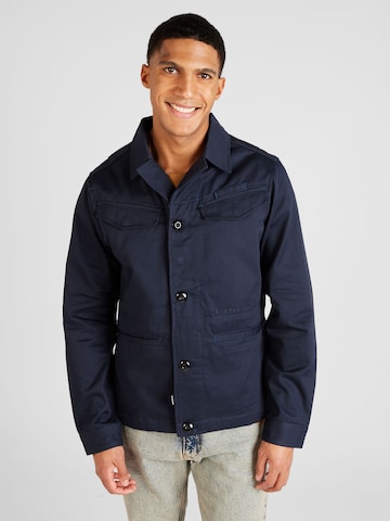 G-Star RAW Tussenjas in Blauw: voorkant