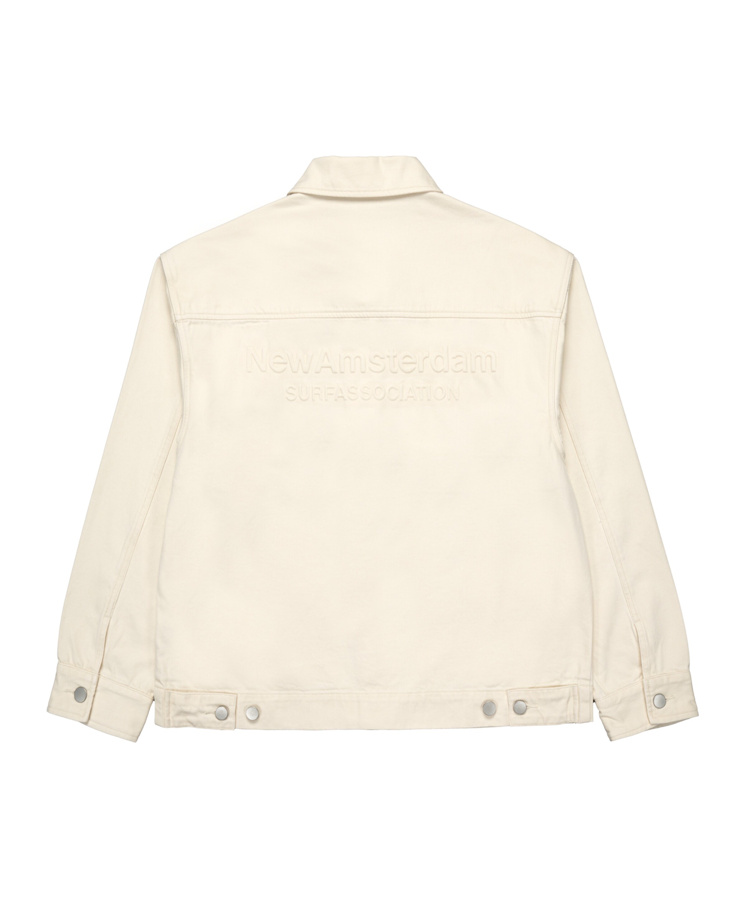 New Amsterdam Surf Association Tussenjas in Beige