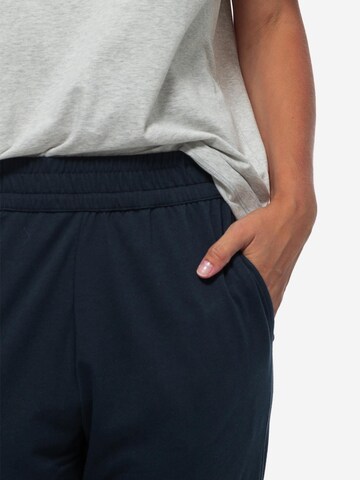 SCHIESSER Pajama 'Cotton' in Blue