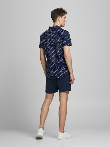 JACK & JONES regular Lærredsbukser i blå