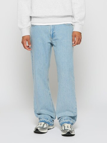 Burocs Flared Jeans 'Tony Open Hem' in Blue