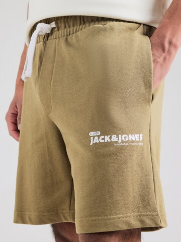JACK & JONES Regular Trousers 'JPSTGORDON' in Green