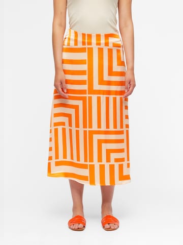 OBJECT - Falda en naranja: frente