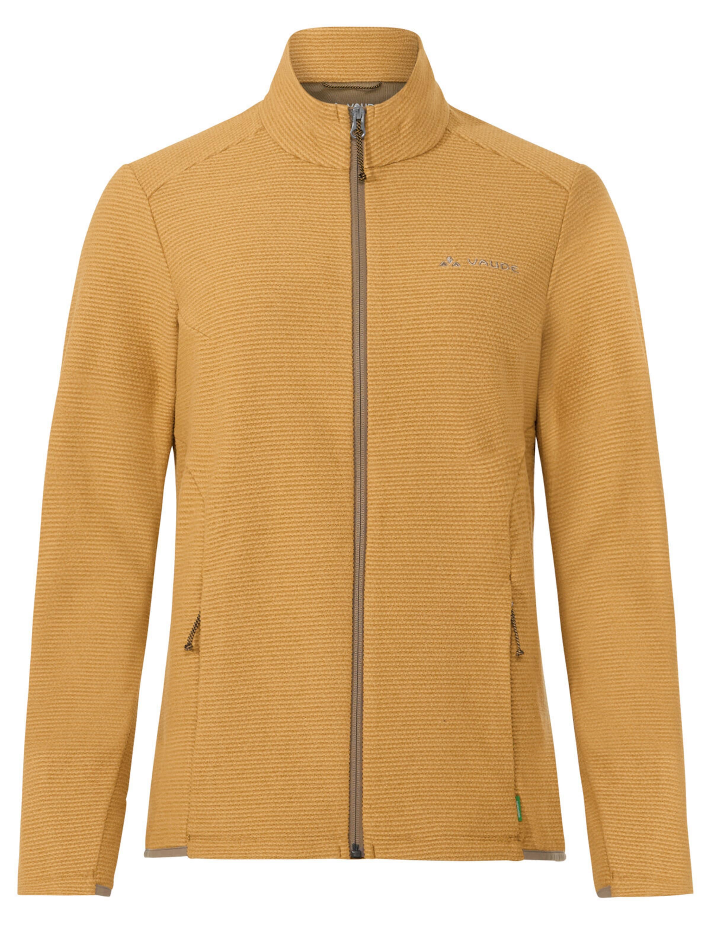 VAUDE Functionele fleece jas 'Strathcona' in Bruin: voorkant