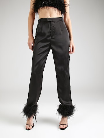 Regular Pantalon 'Milan' Misspap en noir : devant