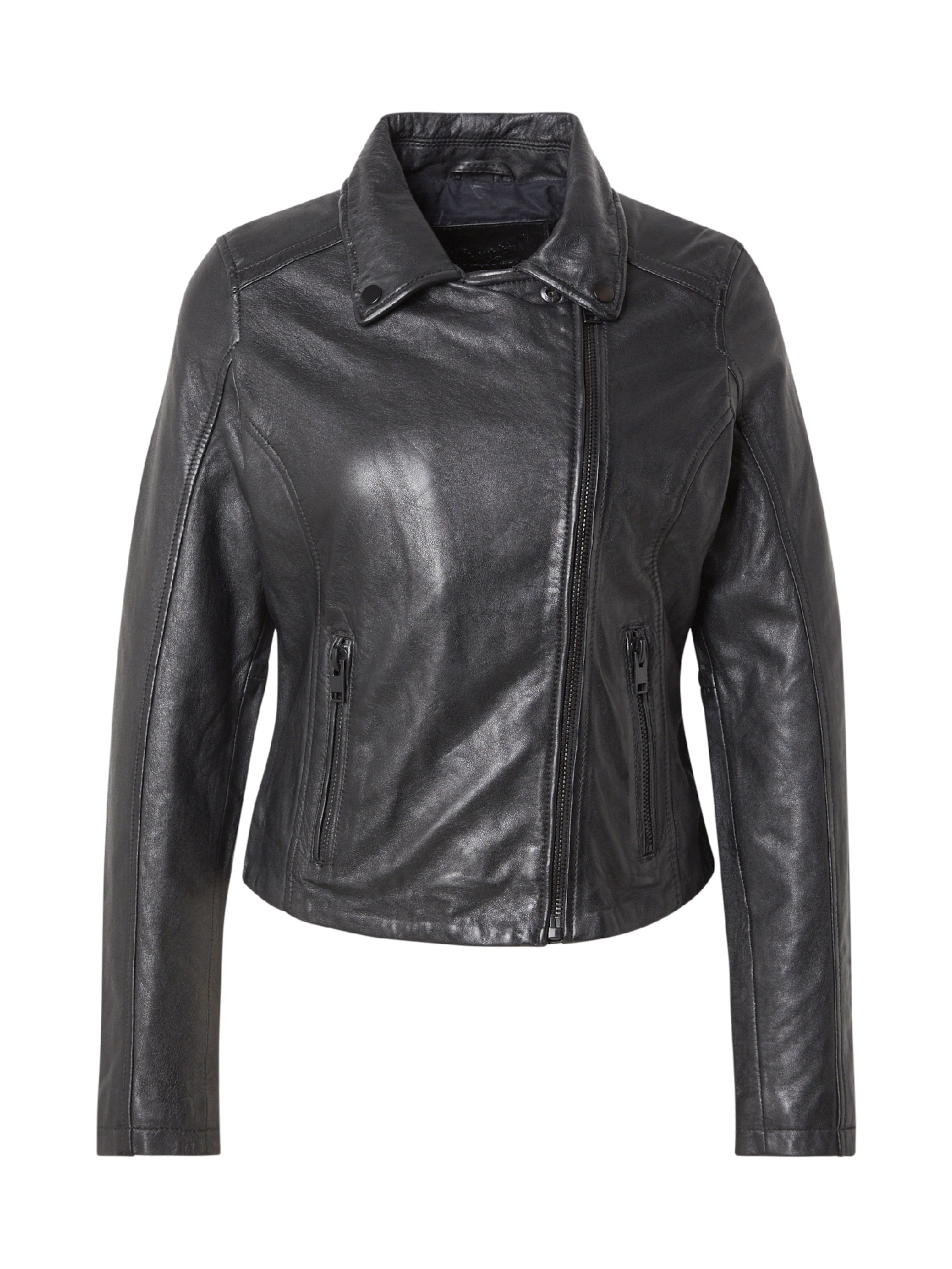 Mauritius Φθινοπωρινό και ανοιξιάτικο μπουφάν 'Mishell' σε μαύρο: μπροστά