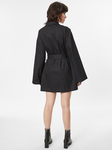 Misspap Shirt Dress in Black