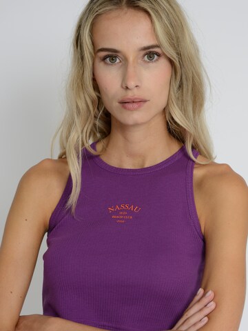 NASSAU Beach Club Top 'NB231034' in Purple