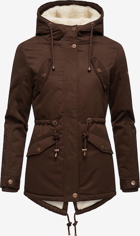 MARIKOO Winter jacket 'Manolya' in Brown