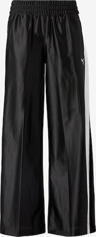 Wide Leg Pantalon 'Future Archive T7' PUMA en noir : devant