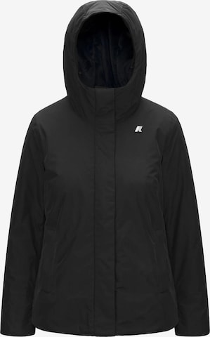 K-Way Winter Jacket in Black: front