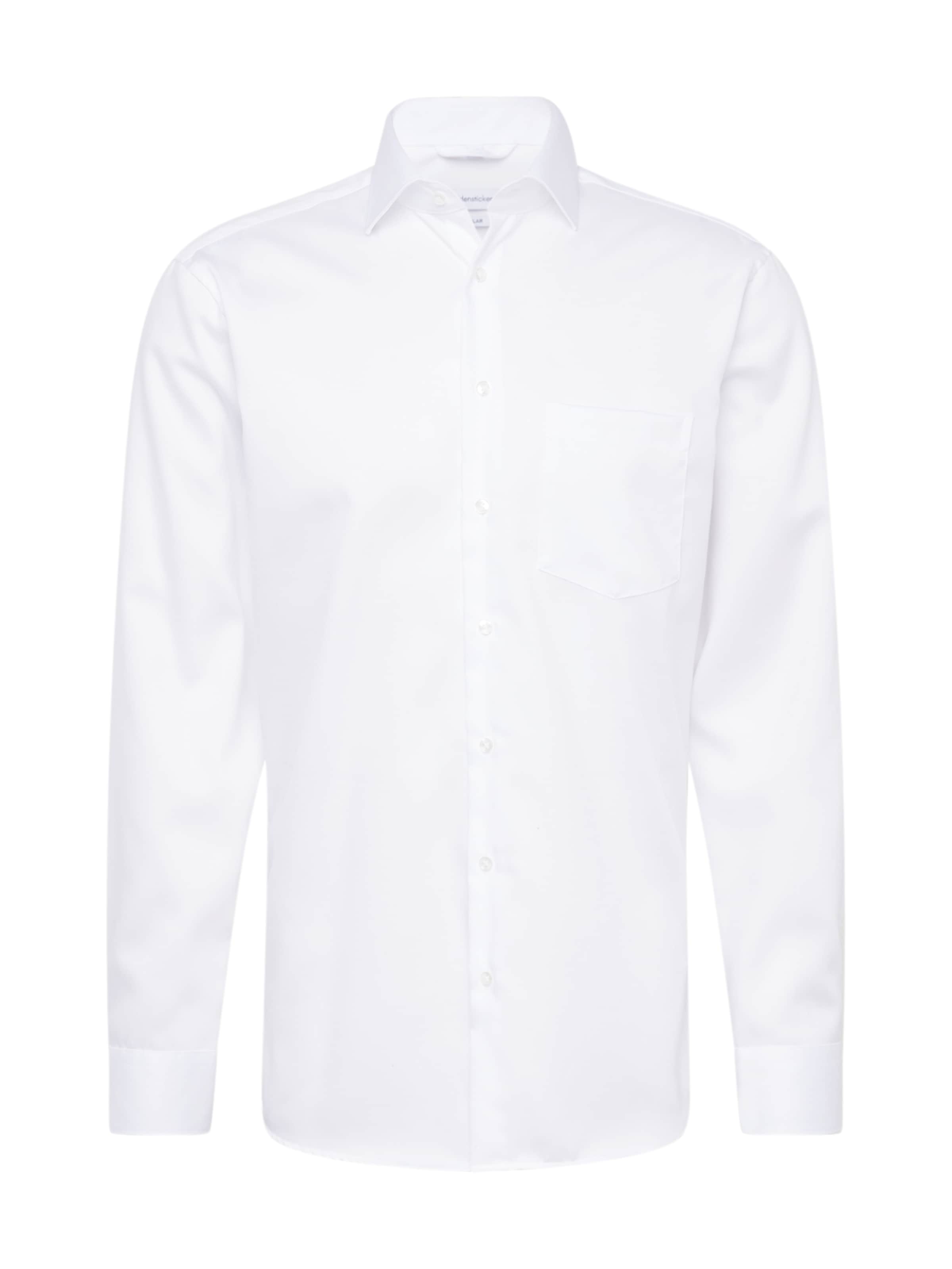 SEIDENSTICKER Hemd 'Smart Cassics' in Weiß: Vorderseite