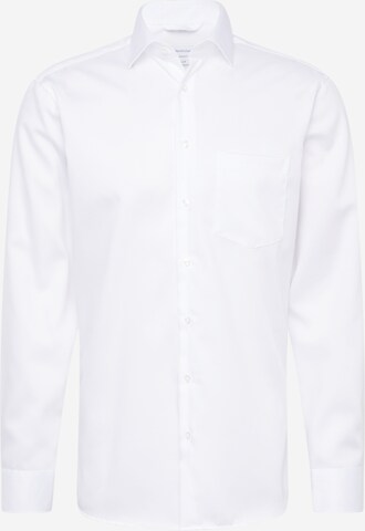 Coupe regular Chemise business 'Smart Cassics' SEIDENSTICKER en blanc : devant