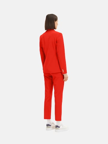 TOM TAILOR - Blazer em vermelho