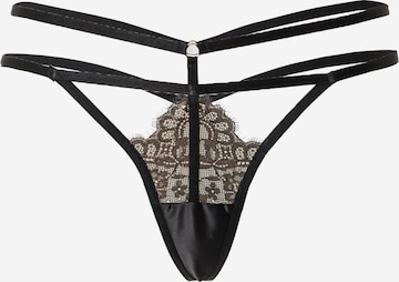 Hunkemöller - Tanga 'Iggy' em preto: frente