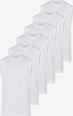 Ragman Undershirt 'Basic' in White: front