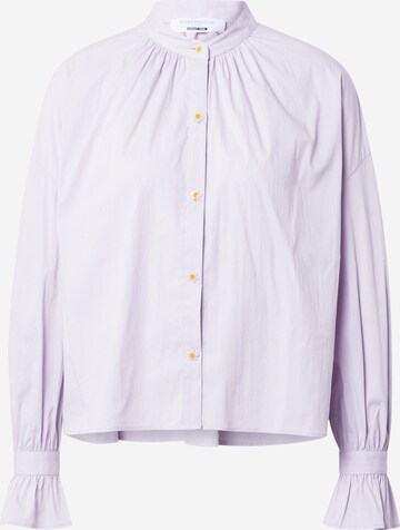 florence by mills exclusive for ABOUT YOU Blouse 'Camille' in Lila: voorkant