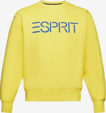 Sweat-shirt ESPRIT en jaune : devant