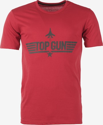 TOP GUN Shirt in Rood: voorkant