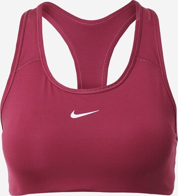 NIKE Bustier Sport-BH in Pink: predná strana