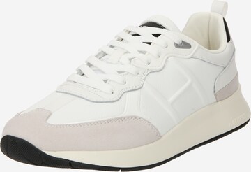 Hackett London Sneakers in White: front