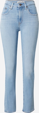 LEVI'S ® Jeans '724 High Rise Straight' in Blauw: voorkant