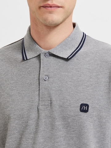 SELECTED HOMME Poloshirt 'Dante' in Grau