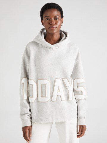 10Days Sweatshirt in Grau: Vorderseite