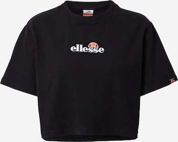 ELLESSE Shirt 'Fireball' in Zwart: voorkant
