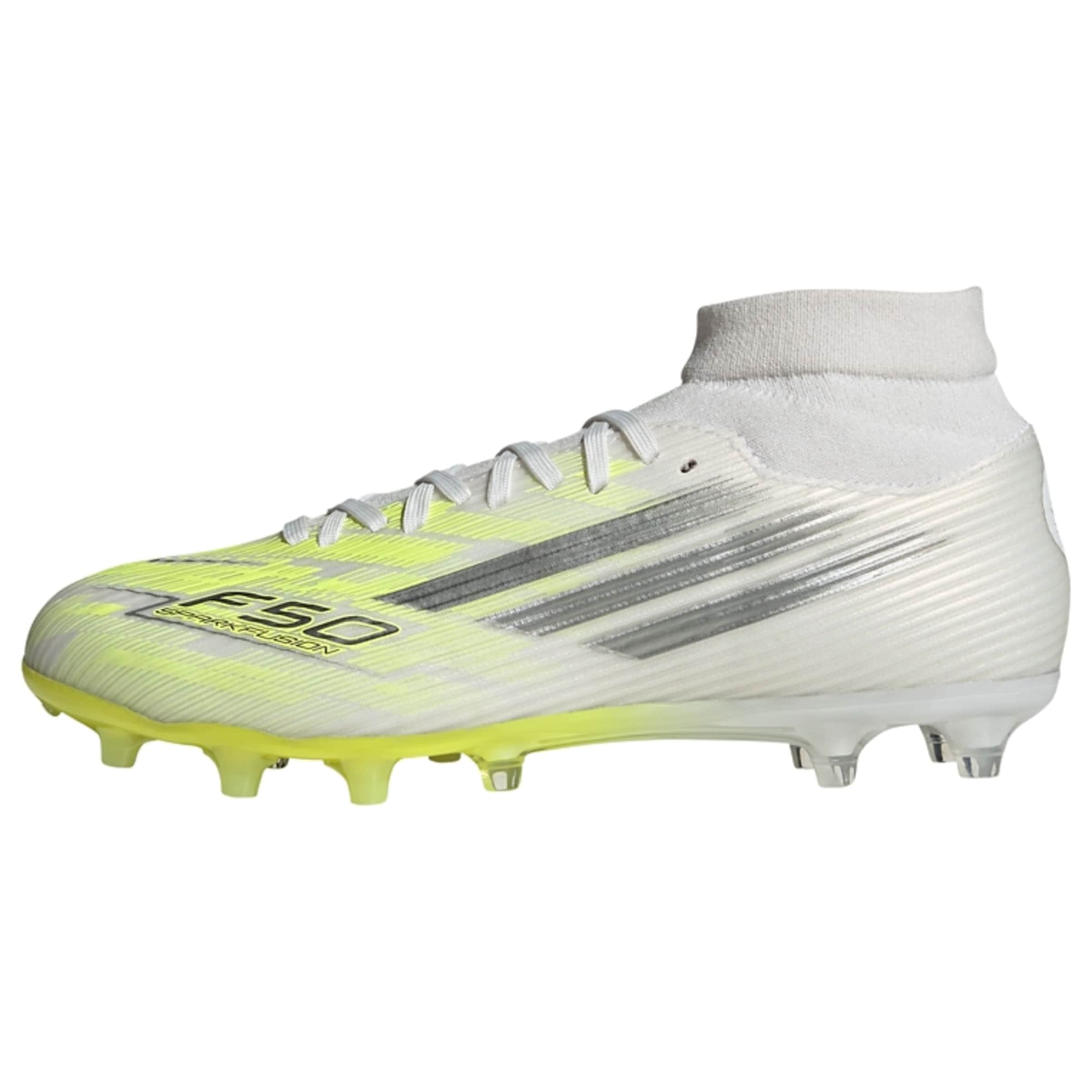 ADIDAS PERFORMANCE Voetbalschoen 'F50 Sparkfusion League' in Wit: voorkant