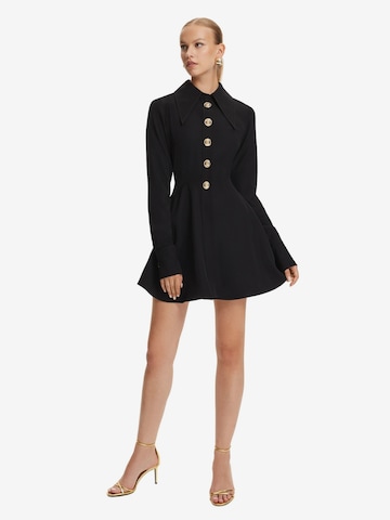 NOCTURNE Shirt Dress in Black