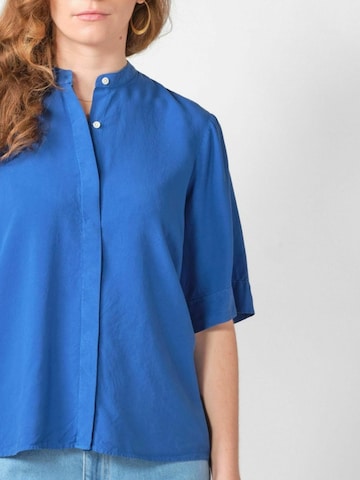 Klitmøller - Camisa ' Solrun ' em azul