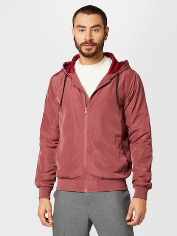 BURTON MENSWEAR LONDON - Chaqueta de entretiempo en rosa: frente