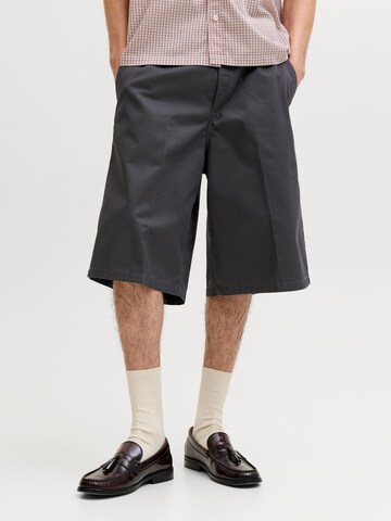 Baggy Pantalon à plis 'JPSTOwen Drew' JACK & JONES en gris : devant