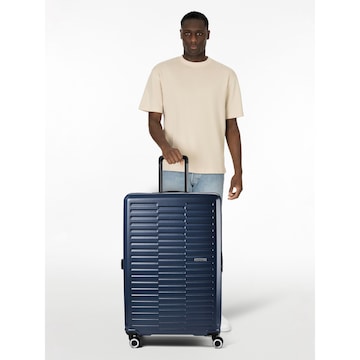 American Tourister Trolley 'Sunset Hills' in Blauw: voorkant