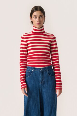 Pull-over 'Spina' SOAKED IN LUXURY en rouge : devant