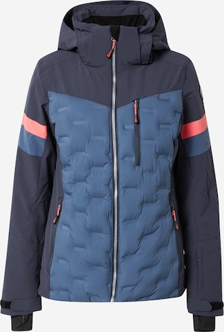 ICEPEAK Outdoor Jacket 'Fehmarn' in Blue: front